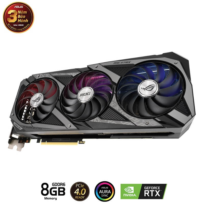 Card màn hình Asus ROG-STRIX-RTX3060TI-8G-V2-GAMING