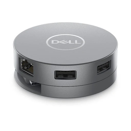 Adapter chuyển đổi Dell DA305 – USB-C 6-in-1 chính hãng, hỗ trợ HDMI, DisplayPort, VGA, USB, LAN