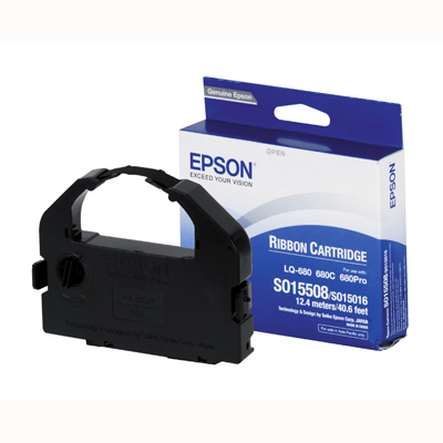 Black Ribbon Epson LQ-670/860/680 Pro (S015508)