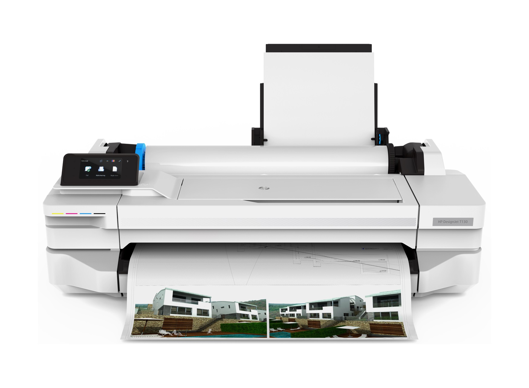 Máy in khổ lớn HP DesignJet T130 24-in Plotter Printer (5ZY58A)
