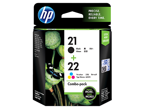Mực in HP 21 Black/22 Tri-color 2-pack Original Ink Cartridges (CC630AA)