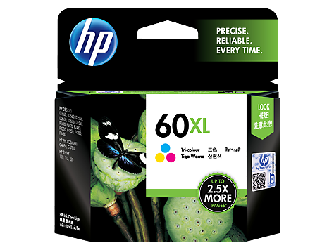 Mực in HP 60XL High Yield Tri-color Original Ink Cartridge (CC644WA)