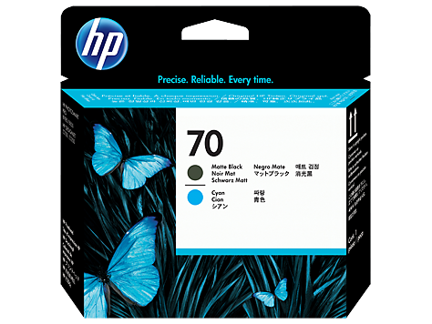 Đầu phun HP 70 Matte Black and Cyan DesignJet Printhead (C9404A)