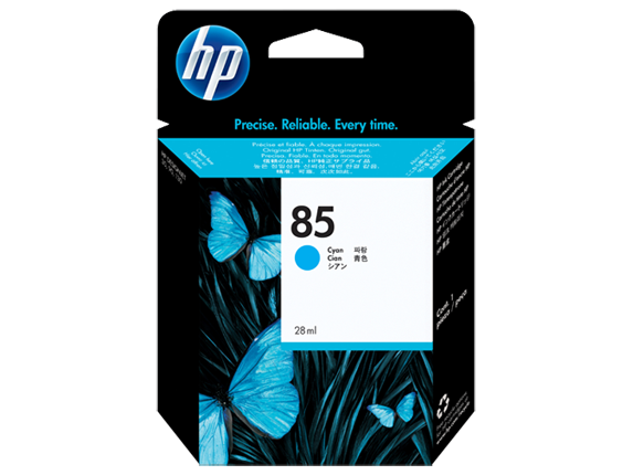 Mực in HP 85 28-ml Cyan DesignJet Ink Cartridge (C9425A)