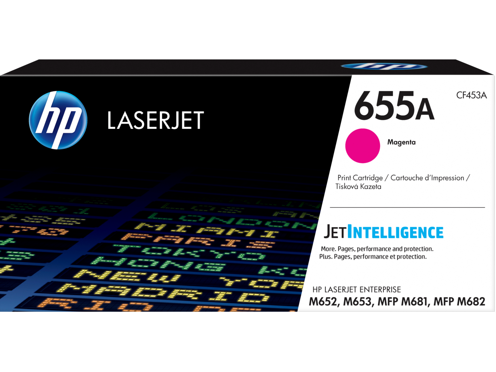 Mực in HP 655A Cyan Original LaserJet Toner Cartridge (CF453A)