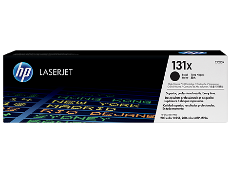 Mực in HP 131X High Yield Black Original LaserJet Toner Cartridge (CF210X)