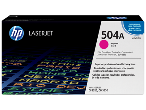 Mực in HP 504A Magenta Original LaserJet Toner Cartridge (CE253A)