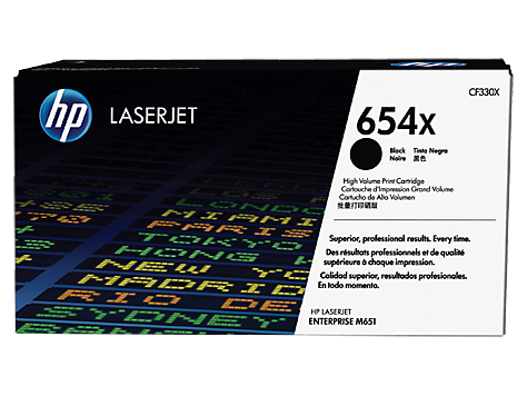 Mực in HP 654X High Yield Black Original LaserJet Toner Cartridge (CF330X)