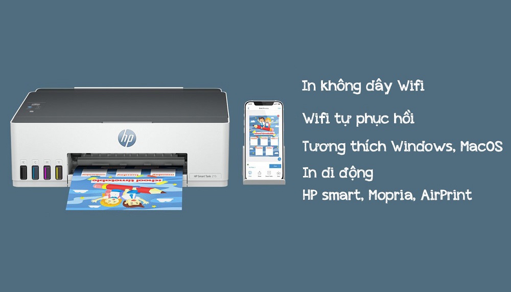 Hướng dẫn sử dụng HP Smart Tank 215 cho người mới