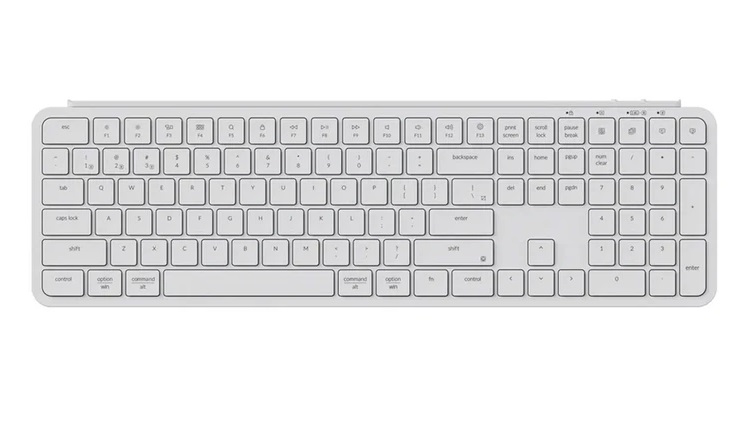 Bàn phím cơ không dây Keychron B6 Pro B6P-K2 White – Thiết kế mỏng nhẹ, kết nối đa thiết bị