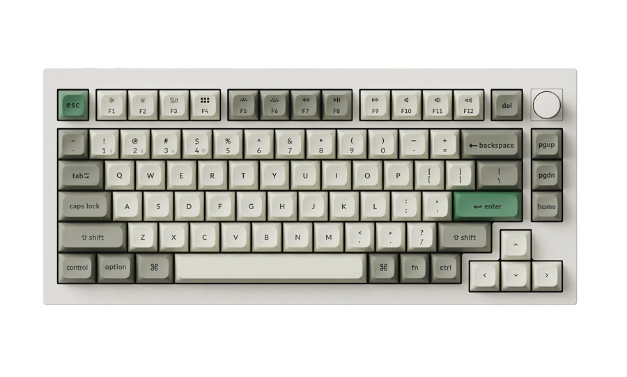 Bàn phím vi tính Keychron Q1H-P1 màu trắng – Magnetic Switch, thiết kế cao cấp