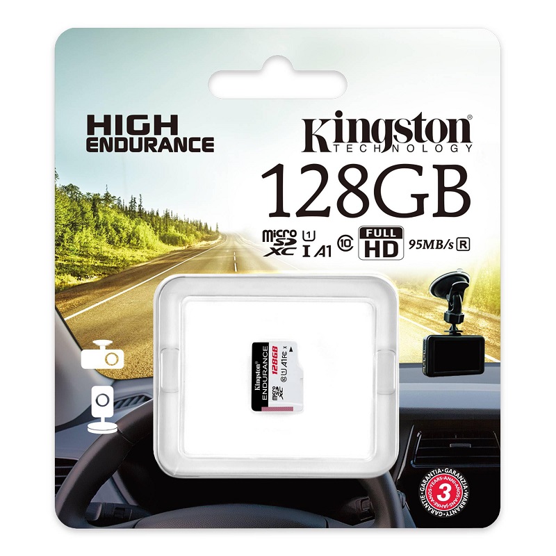 Thẻ nhớ Kingston Endurance microSDHC 128GB – 95MB/s 30MB/s C10 A1 UHS-I (SDCE/128GB)
