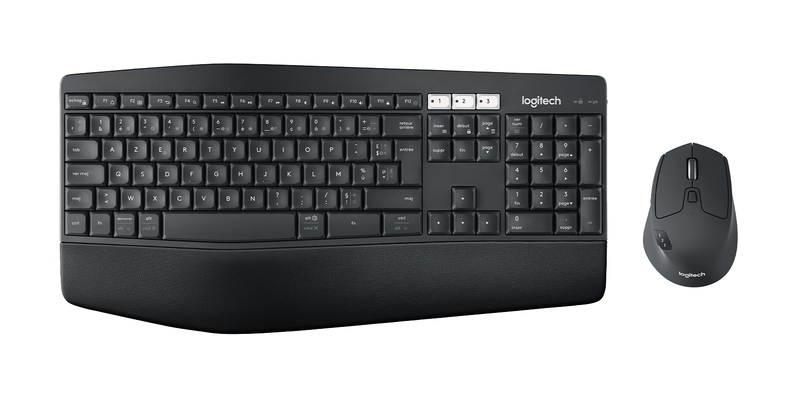 Bộ bàn phím chuột không dây Logitech MK850 – Kết nối bluetooth và usb, tương thích Windows và macOS (920-008233)