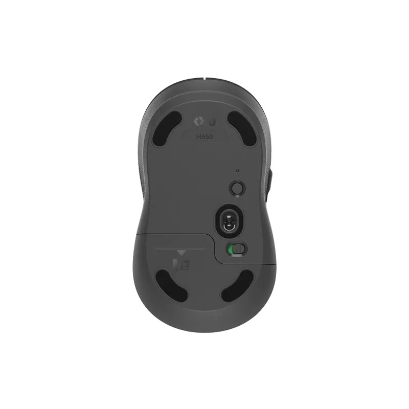 Chuột không dây Logitech M650 Signature GRAPHITE (USB/Bluetooth/Pin AA/Đen)