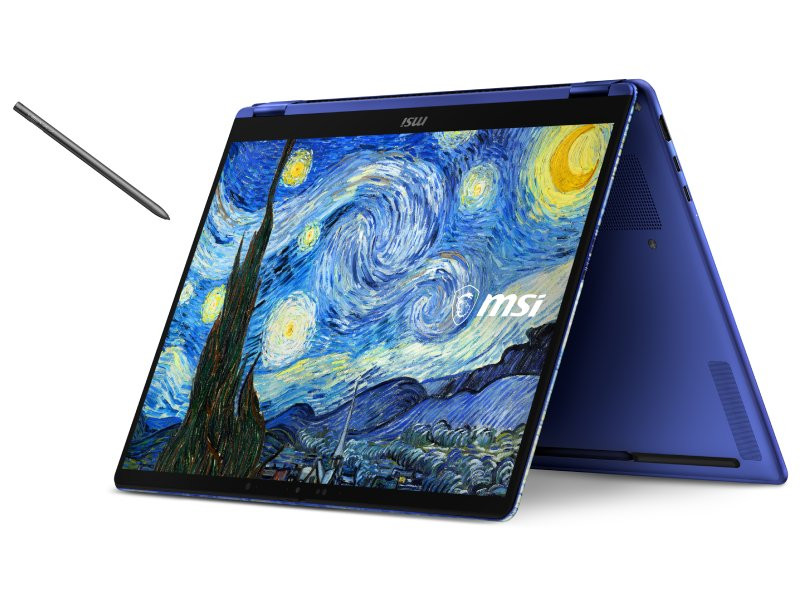 Laptop MSI Prestige 14 Flip AI+ Vincent van Gogh Edition The Starry Night – Ultra X9 378H, 32GB, 1TB SSD (14T235-259VN)