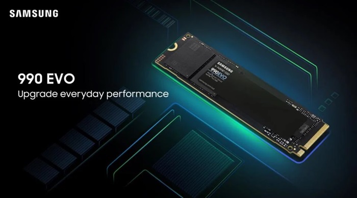 Samsung ra mắt ổ SSD 990 Evo, tốc độ 5000MB/giây