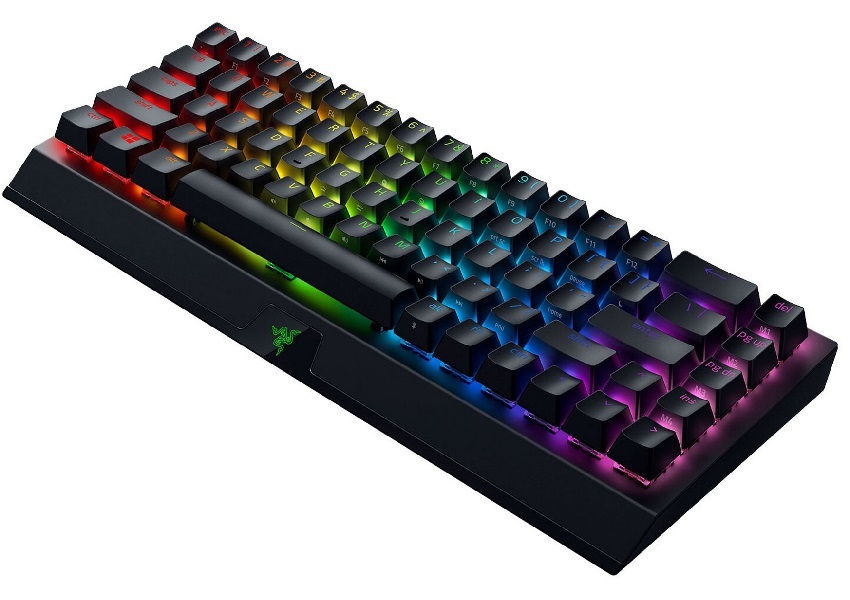Bàn Phím Razer BlackWidow V3 Mini HyperSpeed RZ03-03890100 – 65%, Không Dây, Yellow Switch Cơ Học, Thiết Kế Gaming Nhỏ Gọn, Chính Hãng