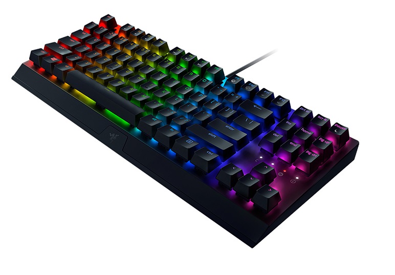 Bàn Phím Razer BlackWidow V3 Tenkeyless RZ03-03491800 – Có Dây, Yellow Switch Cơ Học, Thiết Kế Gaming Không Numpad, Chính Hãng