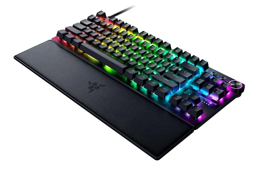 Bàn Phím Razer Huntsman V3 Pro Tenkeyless RZ03-04980100 – Có Dây, Switch Analog Optical, Thiết Kế Gaming Không Numpad, Chính Hãng