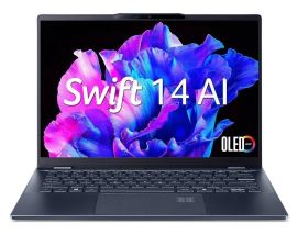 Laptop ACER Swift AI 14 SF14-51-53P9 (NX.J2KSV.002) – U5-226V, 16GB RAM, 1TB SSD, Màn 14 inch 3K OLED, Vân tay, Windows 11 SL, Màu Xanh, Chính Hãng