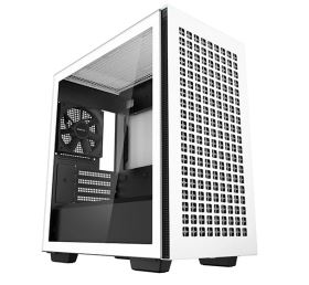 Case Deepcool CH370 WH – Vỏ máy m-ATX màu trắng, thiết kế thoáng khí, hỗ trợ tản nhiệt hiệu quả