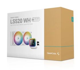 tan nhiet nuoc aio deepcool ls520 wh – nang tam tham my va hieu suat cho dan pc hien dai