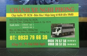 chanh xe gui hang nghi phong sai gon   bien hoa dong nai 1534a vo van kiet phuong 7 quan 6 tp ho chi minh