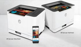 may in laser mau hp color laser 150nw 4zb95a – in mau nho gon ket noi wifi tien loi